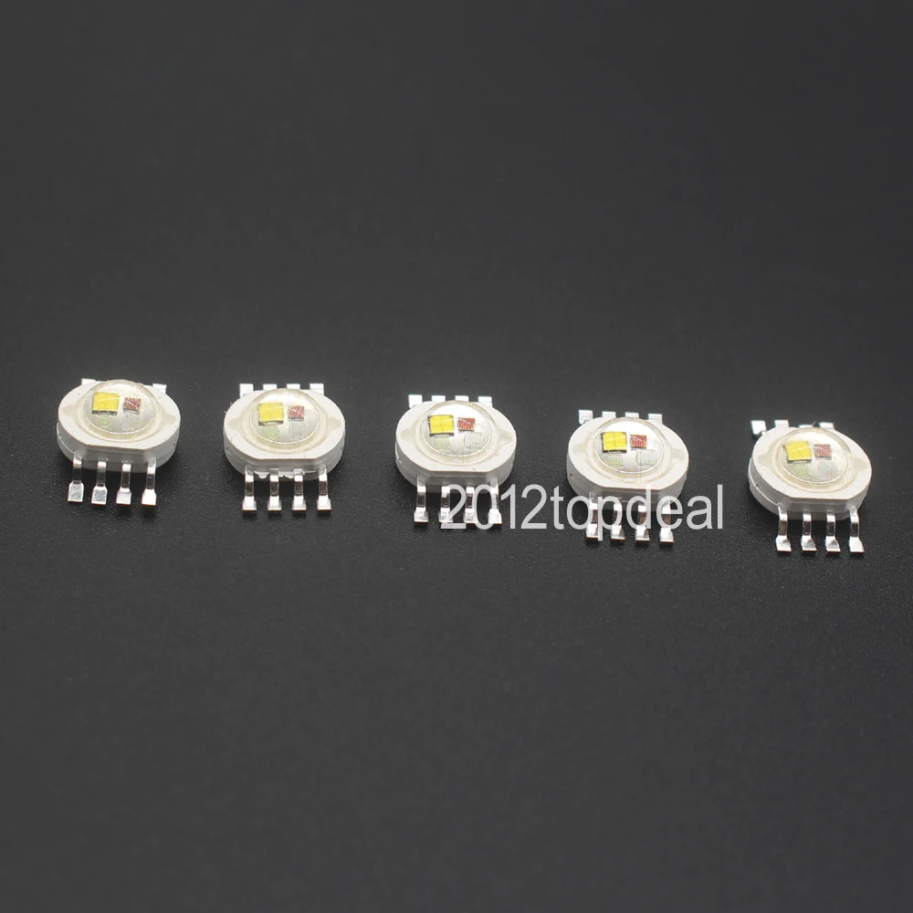 Светодиодная лампа RGBW (RGB + W Y UV) 6 Вт 9 12 15 21 излучатель диодов для сценического