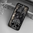 Maifengge чехол с черепом обезьяной для iPhone 5 6 6s 7 8 plus X XR XS max 11 12 13 Pro Samsung Galaxy S7edge S8 S9 S10