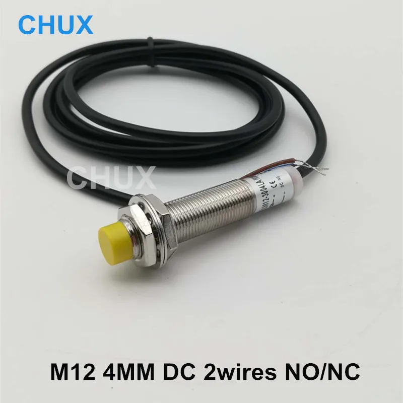 CHUX Inductive Proximity Switch M12 DC 24V 4mm Detect Distance NO/NC Non-Flush Type Motion Sensor | Обустройство дома