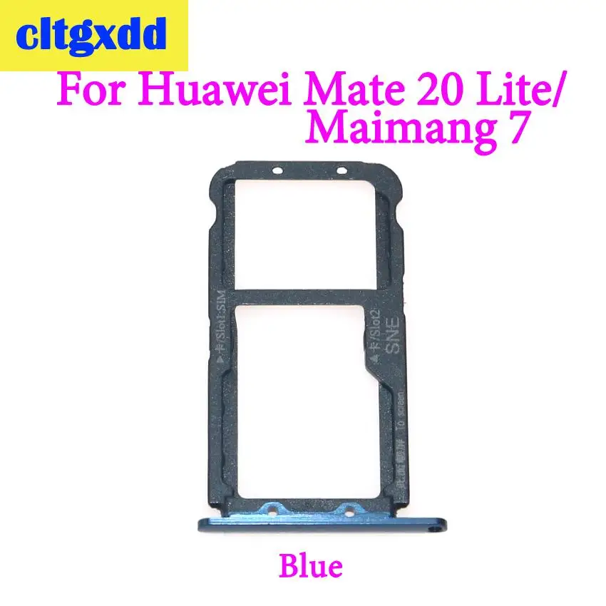 Cltgxdd для Huawei Mate 20 lite / Maimang 7 mate20 Pro держатель Micro Sim карты слот лотка сменные