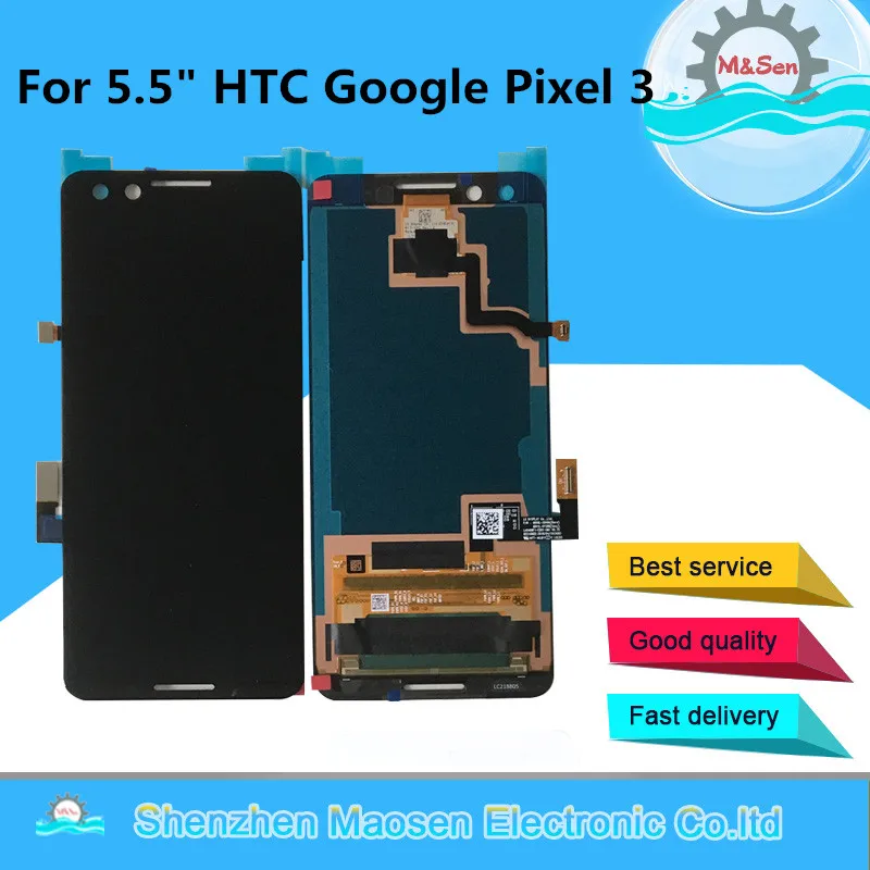 M& Sen для 5," htc Google Pixel 3 ЖК-экран+ сенсорная панель дигитайзер сборка для 6,3" Google Pixel 3 XL дисплей