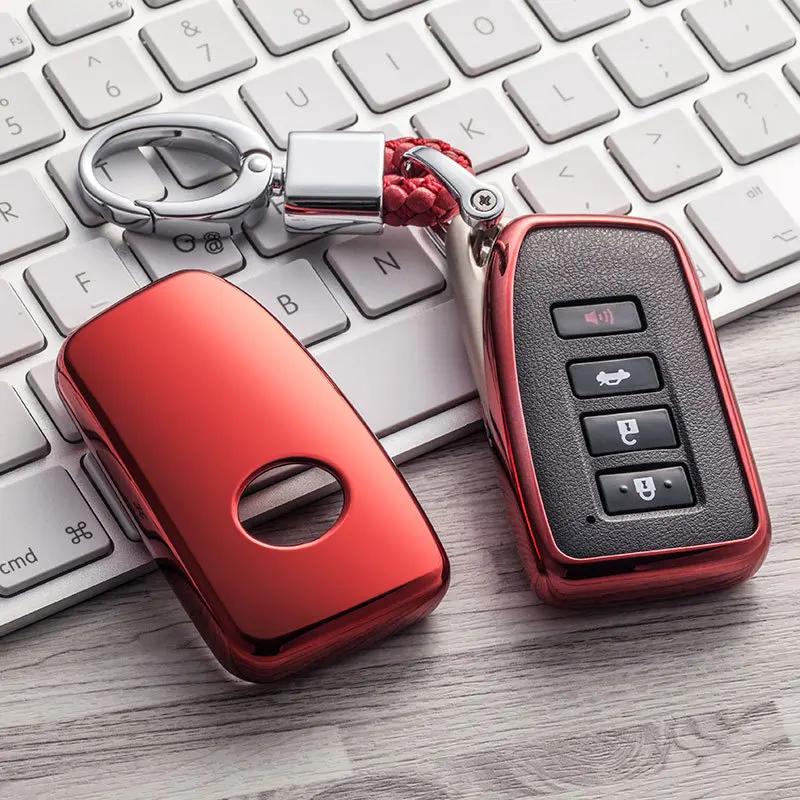 

TPU Car Key Case Auto Key Protection Cover For Lexus ES/RX/NX/RX200t nx200 Car Holder Shell Colorful Car-Styling Accessories