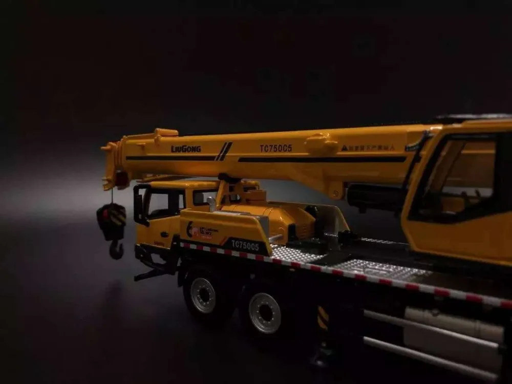 Коллекционная модель из сплава 1:50 Масштаб Liugong CLG TC750C5 мобильный тяжелый кран инженерное оборудование литья под давлением модель игрушки для украшения