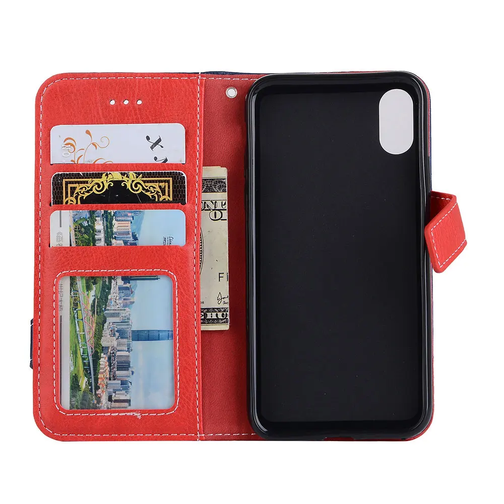 KISSCASE модный кожаный чехол для телефона iPhone 7 8 6 6S Plus X XR XS MAX чехлы с бизнес узором 5 5S