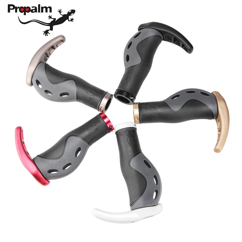 Propalm велосипедные ручки MTB для горной дороги, велосипедные ручки, наконечники, сплав, резина, силикон, мягкая блокировка, велосипедные ручки, заглушки