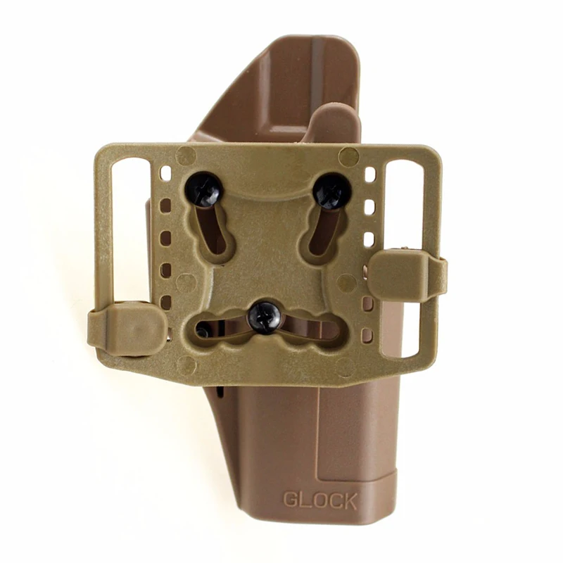 

Black / Tan Tactical Pistol Left Hand Glock Gun Holster Outdoor Airsoft Hunting Waist Belt Holster For Glock 17 19 22 23 31 32