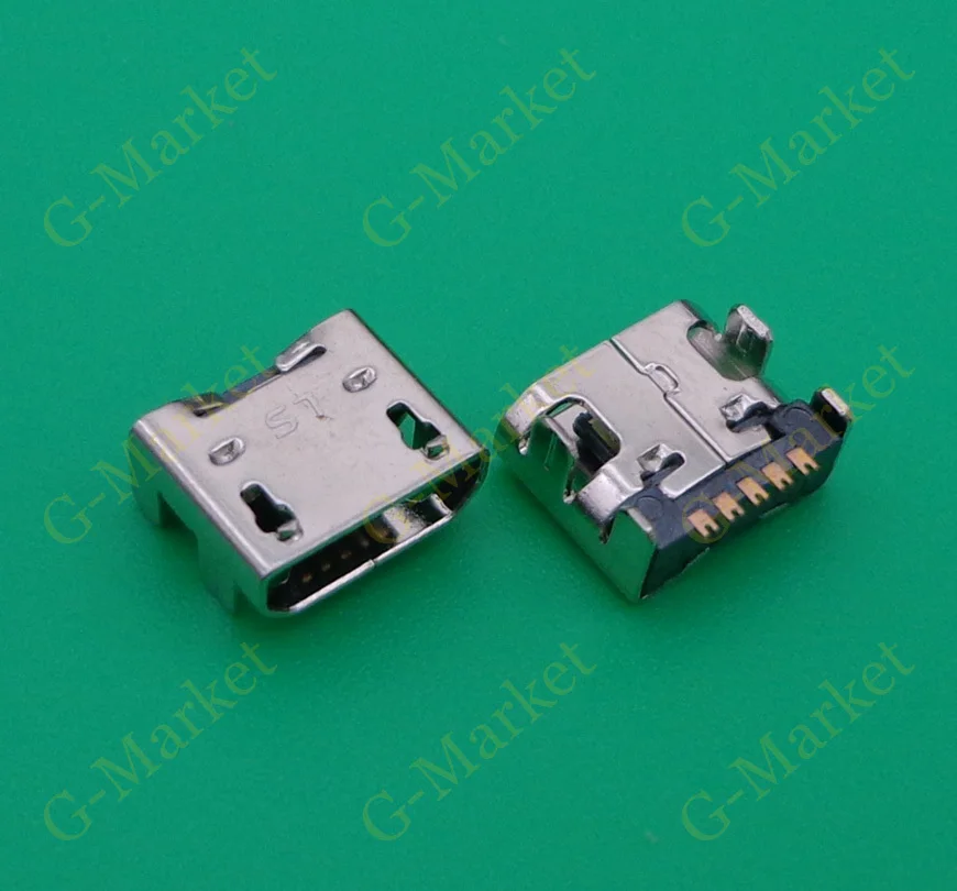 50x Micro USB разъем для зарядки LG Optimus L4 E440 E445 E960 Nexus 4|connector usb|connector chargeconnector socket |