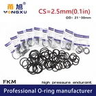 5 шт.лот фторсодержащий каучук кольца черный FKM уплотнительное кольцо уплотнения CS2.5mm OD21222324252627282930*2,5 мм кольцевой уплотнитель уплотнительная шайба