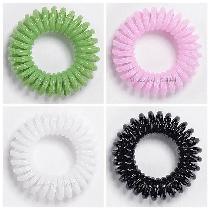 

Fashionable hair bands, jelly color, the solid color, telephone line hair circle, hair gum department