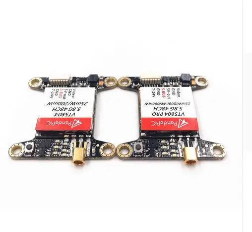 PandaRC VT5804 PRO 25 МВт 200 600 мВт переключаемый 5 8G Raceband передатчик изображения RC QAV250