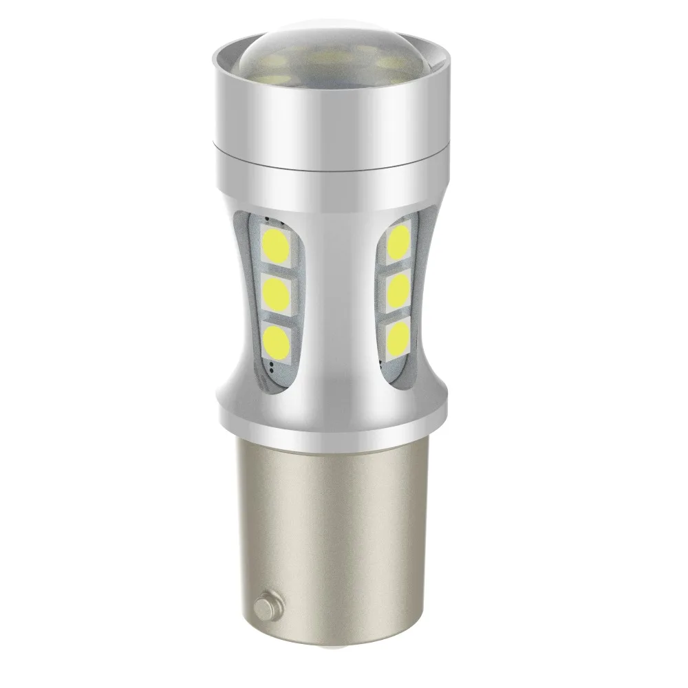 1156 светодиодный лампы 3030 18SMD Canbus BAU15S PY21W BA15S P21W светодиодный светильник для автомобилей указатели поворота белый желтый красный освещения 12V 24V