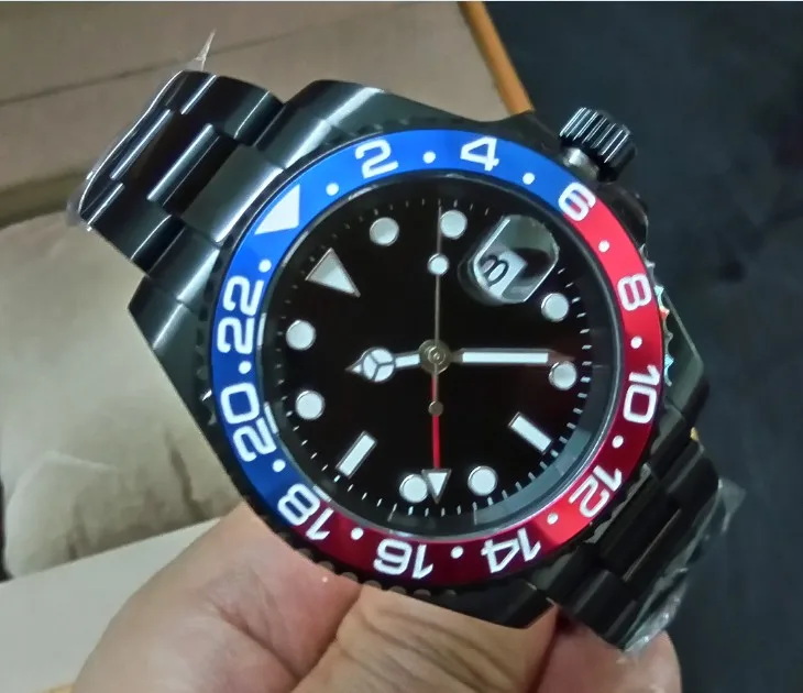 Мужские часы с сапфировым стеклом 40 мм GEERVO PVD case Азиатский автоматический