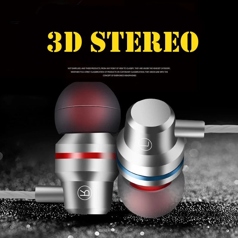 Stereo Earphone Headphones With Microphone Volume Control Earbuds Bass Headset for Phones Iphone Xiaomi ear phone | Электроника