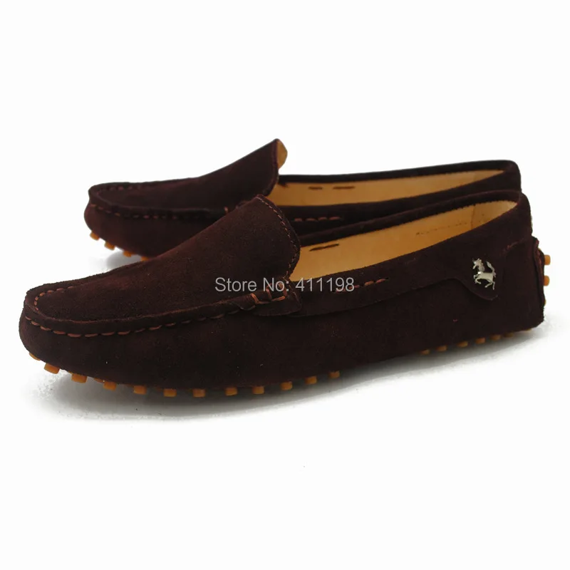 GZYIBU леди Горох мягкая вождения скольжения на Loafers плоские мокасины женские обувь