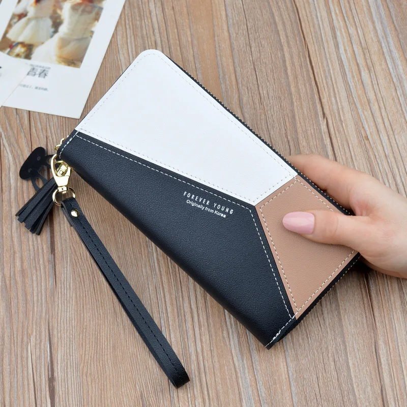 

New high quality luxury Large Capacity Casual Business PU Leather Wallet Women Short Clutch Bag Female For Gifts Coin Purse Ms