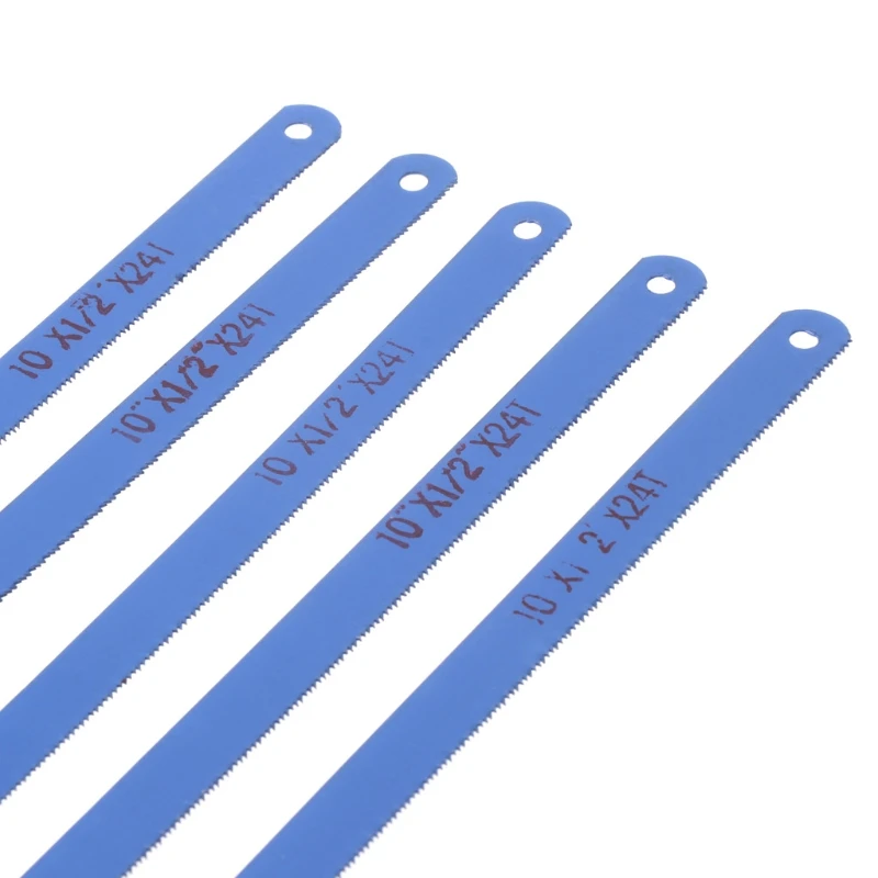 Синие 10 &quot/12&quot X24T зубчатые пилы 50 # стальные металлообрабатывающие лезвия для