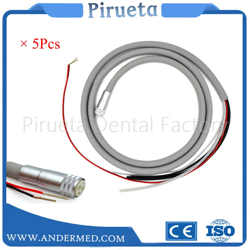Free Shipping Dental Silicone Tube Hose Tubing 6 Hole Fit Fiber Optic LED High Speed Handpiece