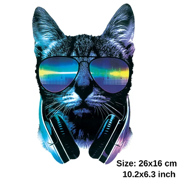 DZ041 DIY нашивки в виде животных модная одежда наклейки теплопередача железные нашивки для футболок платья стираемые наклейки лиса собака патч - Цвет: DZ041