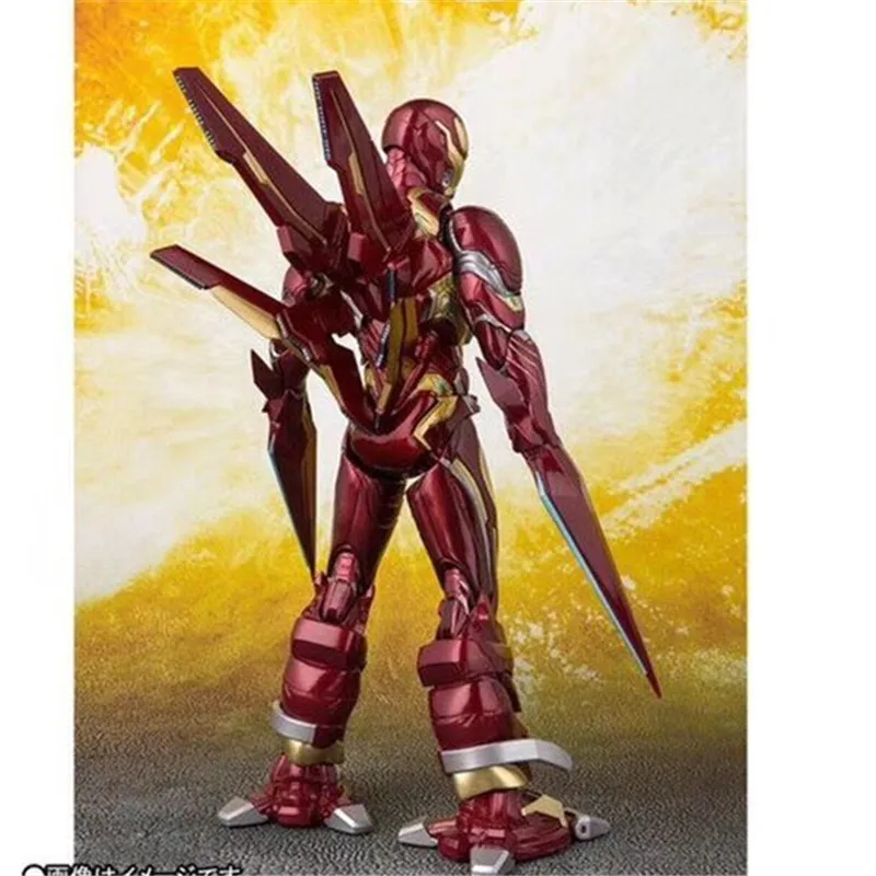 Figuarts Мститель Бесконечность война Железный человек MK50 нано оружие Набор ПВХ
