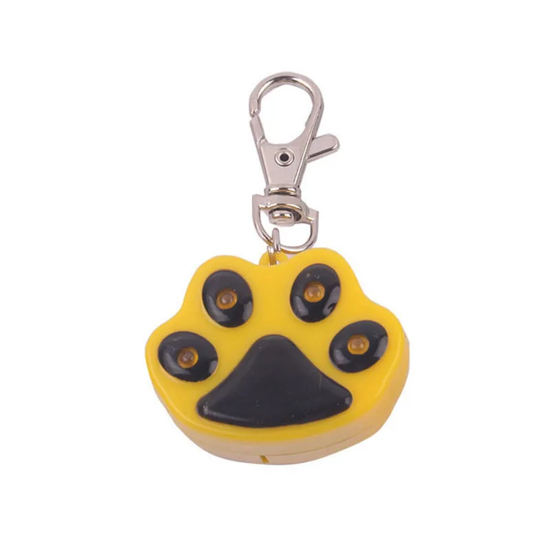 СВЕТОДИОД Мигает Pet Cat ошейник Pawprint подвеска метки LED Цепочки и ожерелья воротник
