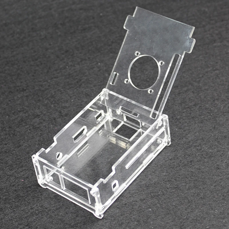 

Transparent Acrylic Case For Orange Pi PC Acrylic Case Professional Acrylic Plastic Box Shell For Orange Pi Plus Optional Fan
