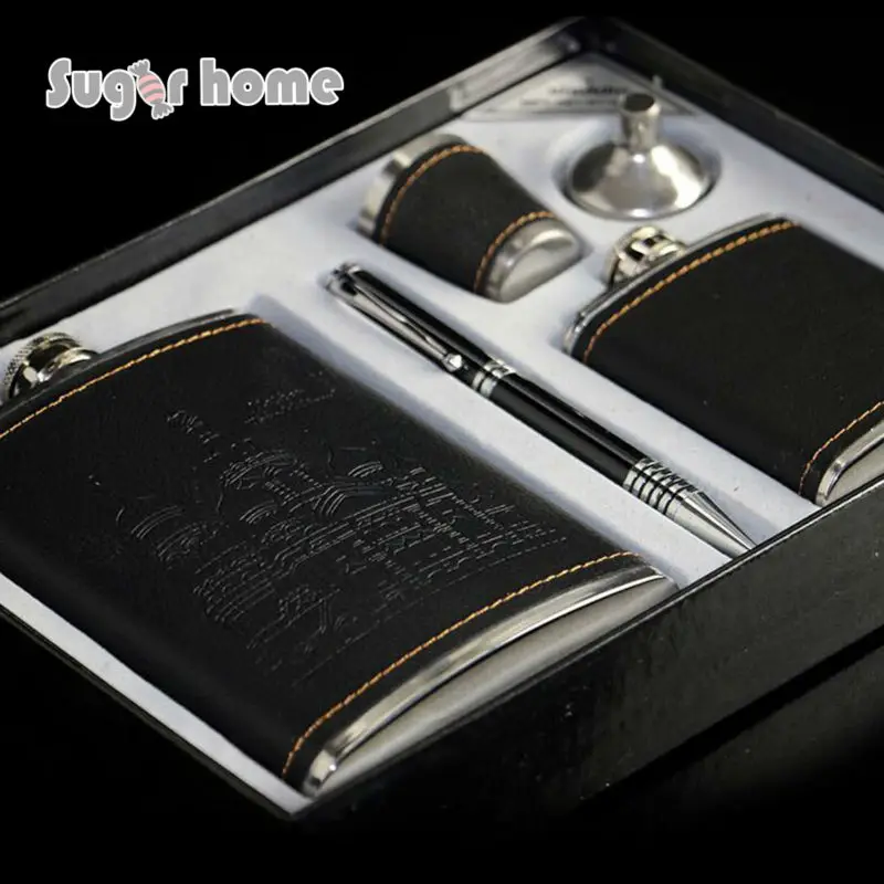 Mealivos 9 oz 304 stainless steel hip flask Gift box personalized liquor flagon vodka rum alcohol bottle groomsman jagermeister|hip gift