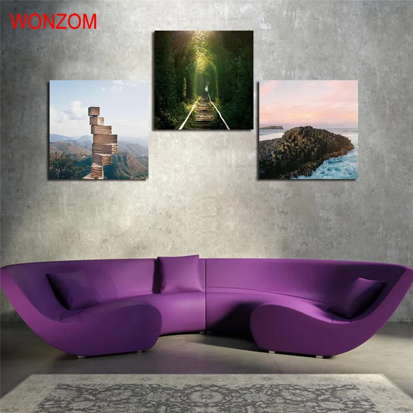 Красивые декорации декоративные картины 3 шт. на холсте современные настенные