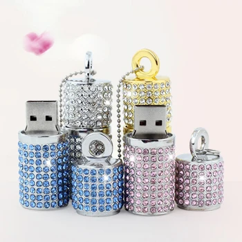 Высокоскоростной Usb флеш-накопитель 512 ГБ Флешка в виде бижутерии 3 0 Cristal ожерелье