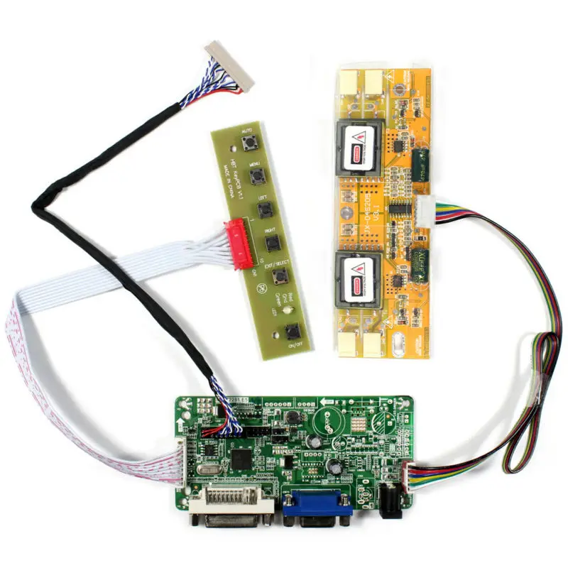 Плата контроллера ЖК дисплея DVI VGA RT2281 работает для 15 дюймовой лампы Φ ~ L06 LQ150X1LW71N