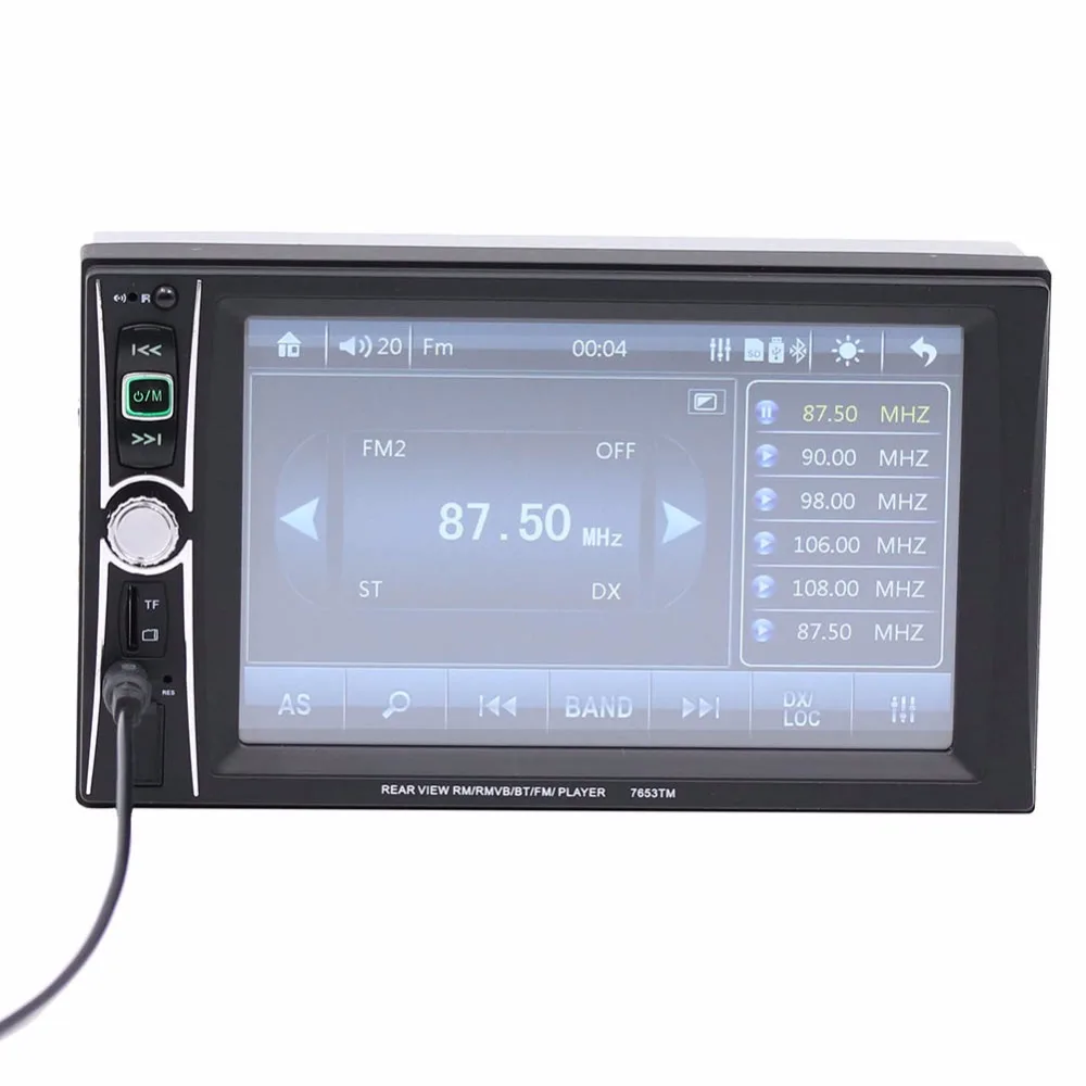 Авторадио 2Din lcd сенсорный экран MP5 мультимедийный плеер Поддержка gps обратное
