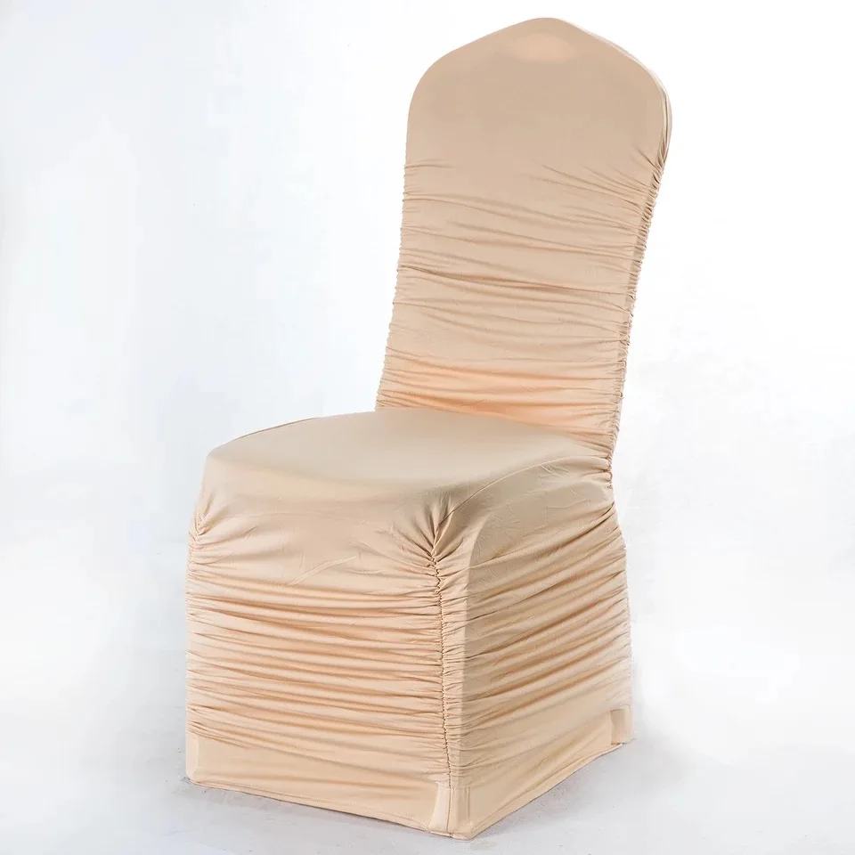 1 шт. чехол на стул из спандекса с оборками 20 цветов|chair covers for wedding|chair cover wholesale