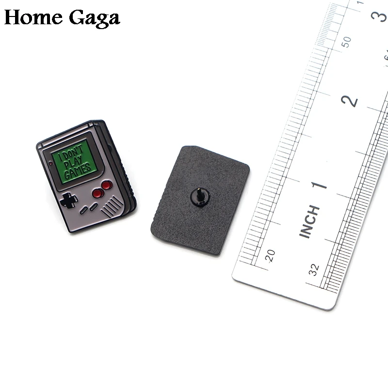 Homegaga Game boy advance металлическая цинковая эмалированная заколка трендовая медаль para