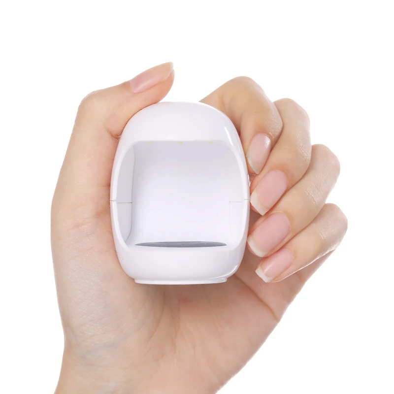 Мини Сушилка для ногтей NICOLE DIARY 3 Вт Белая светодиодная УФ лампа USB зарядка аппарат