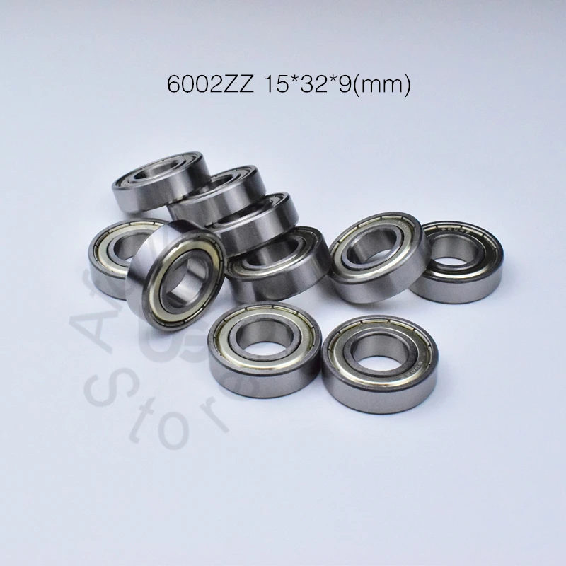 Подшипники из хромированной стали 6002ZZ 15*32*9 (мм) 10 шт. 6002 6002Z 6002ZZ|Подшипники| |