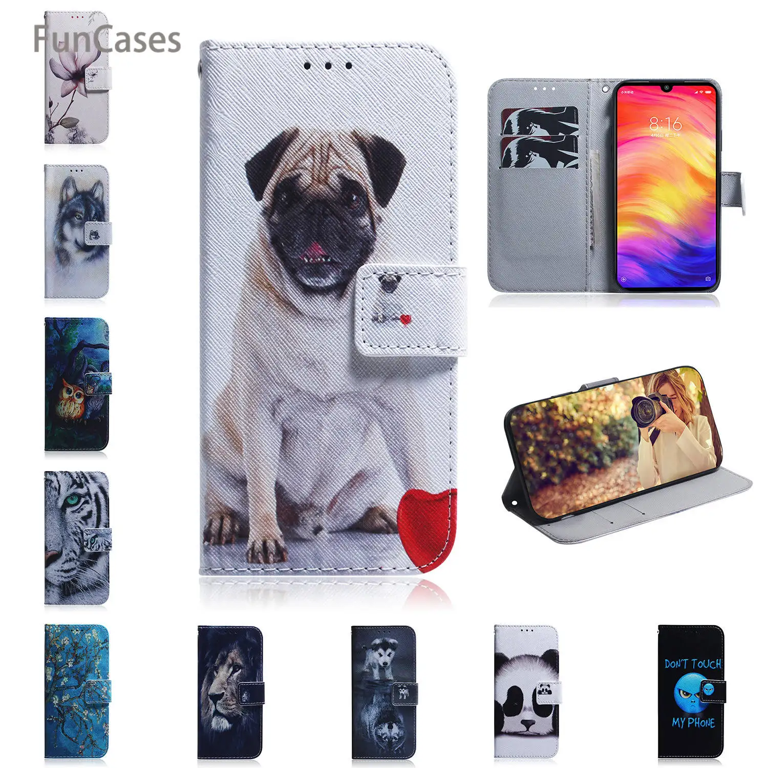 PU кожаный флип чехол P Smart Plus 2019 чехлы для телефонов Coques huawei etui Enjoy 9 S Honor 10i 20i 20 Lite