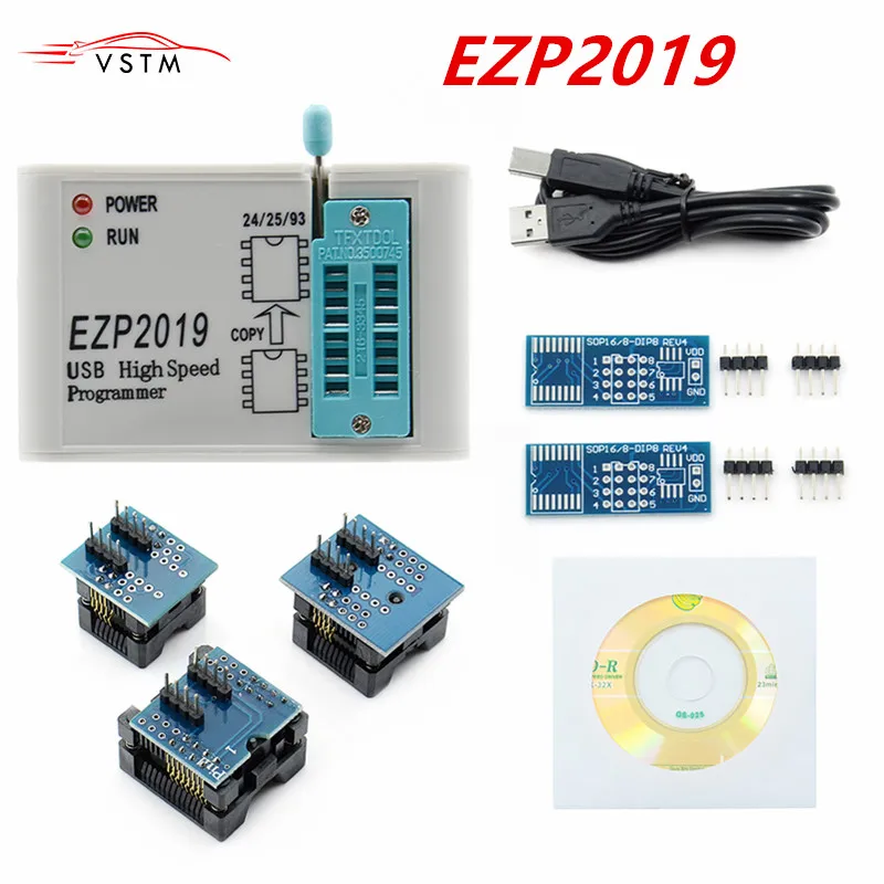 Новинка EZP 2019 высокоскоростной USB SPI программатор EZP2019 Поддержка 32M Flash 24 25 93 EEPROM flash