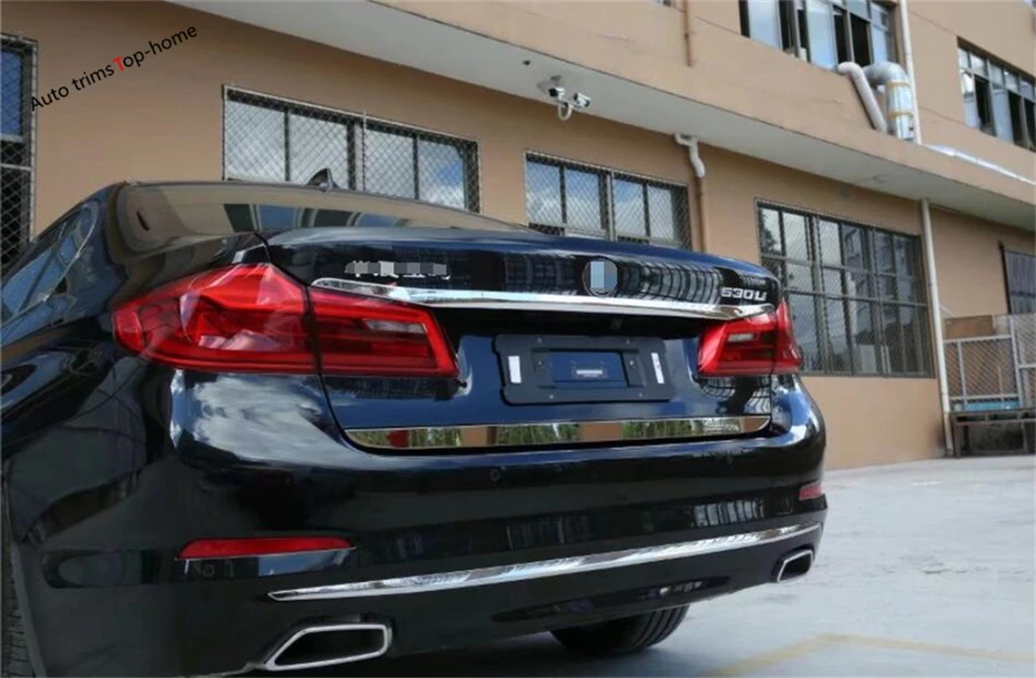 Крышка багажника Yimaautotrims для BMW 5 Series Sedan G30 530I 2017 2020 внешние аксессуары|trim cover|bmw