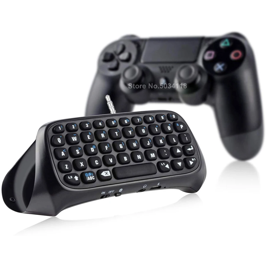 PS4 Slim Pro контроллер Bluetooth клавиатура мини беспроводные сообщения Chatpad для Sony Playstation