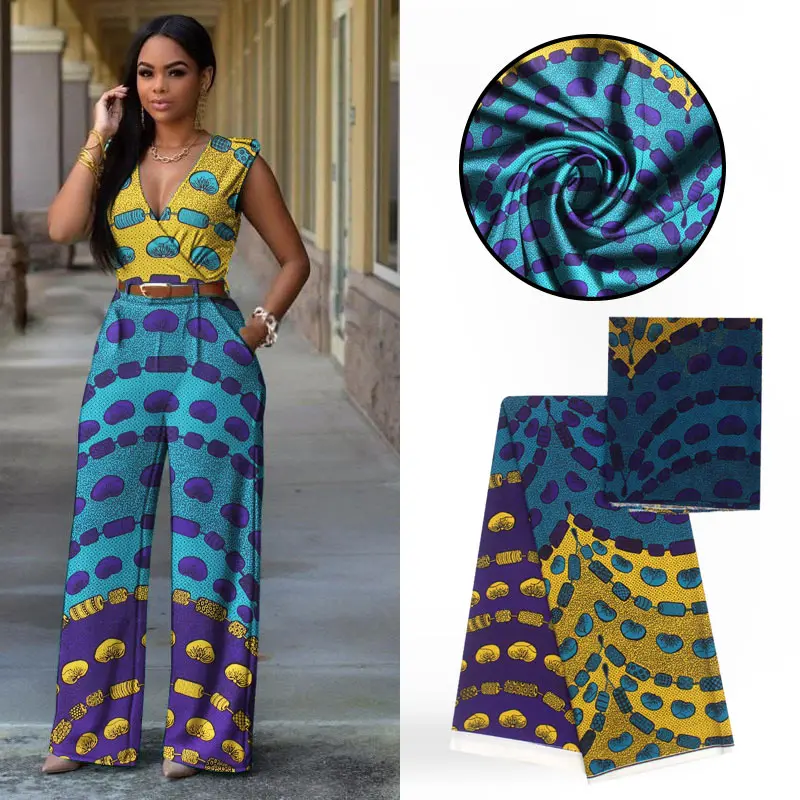 Fashionble Style 2018 African Wax Lace Fabric Nigerian Cotton Embroidered Water Soluble ybg-995 | Дом и сад