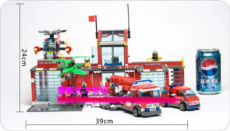 Kazi Fire Fight Series Command Center Building Block Sets 774pcs Enlighten Educational DIY Construction Bricks toys 8051 | Игрушки и