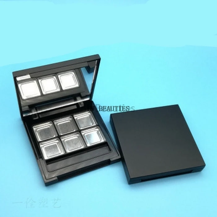 

40pcs New DIY Empty 6 Square Grid Eyeshadow Lipstick Powder Box Case Cosmetic Packing