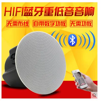 Система фоновой музыки bluetooth Активный потолочный динамик встроенный цифровой