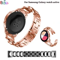 menwomen stainless steel watchband for samsung galaxy watch active strap for samsung gear s2samsung galaxy 42mm wristband 20mm