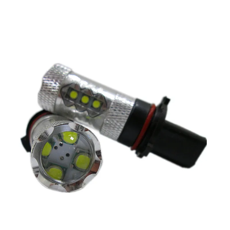 2 шт. P13W 80 Вт 16 SMD cree чип Высокая Мощность Противотуманные фары Лампа 6000k