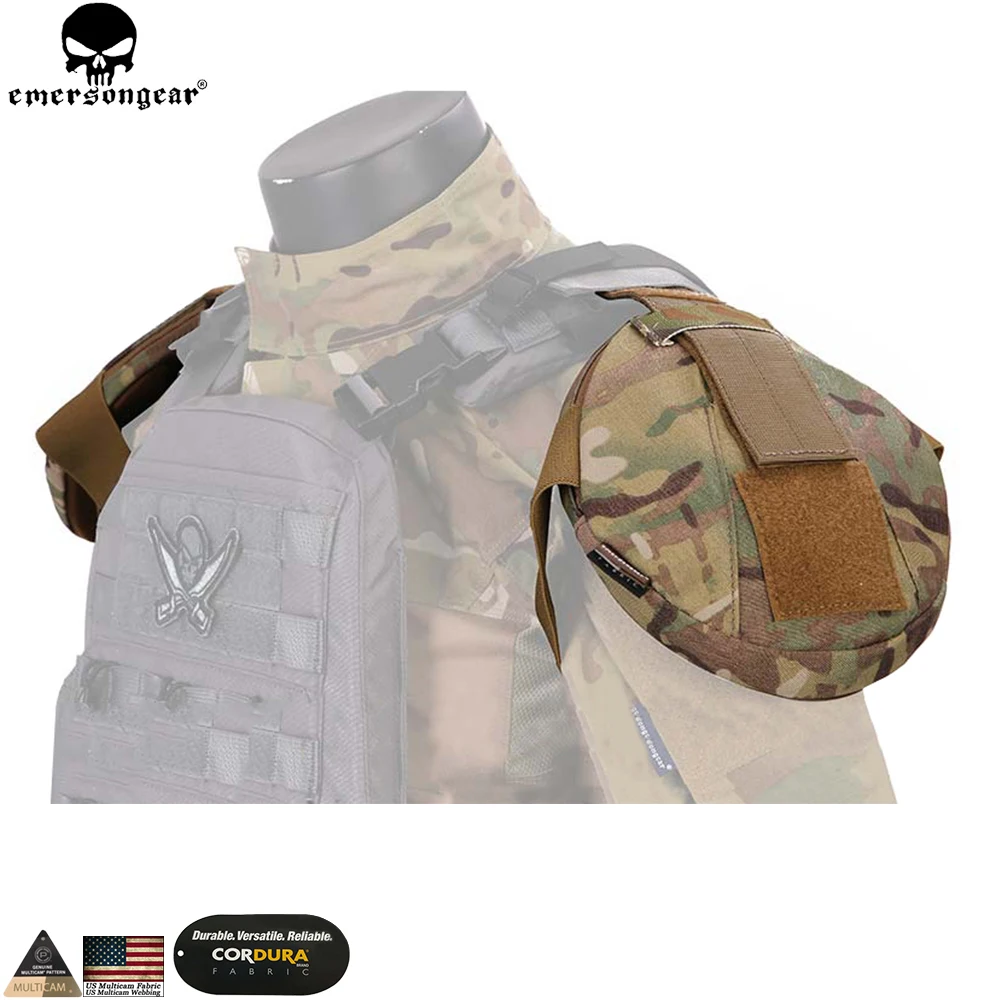 Emersongear Tactical Shoulder Armor Hunting AVS CPC Vest Accessories Shoulder Protector Armor Pouch Multicam EM7331