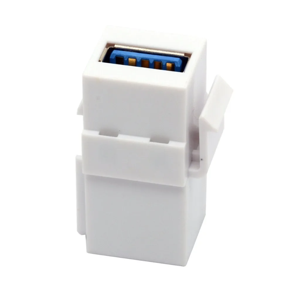 Переходник Keystone Jack 90 градусов вставки под прямым углом USB-кабель переходник