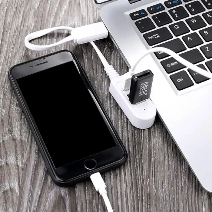 3 Порты концентратор USB данных Портативный супер Скорость концентратор для MacBook Air/Mini Тетрадь ПК EM88