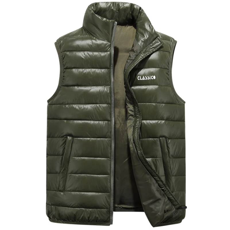 UNIVOS KUNI, мужской жилет, Повседневный, теплый, chalecos para hombre, мужской пуховик, приталенный, Одноцветный, размера плюс S-6XL, для мужчин/женщин, Q5219