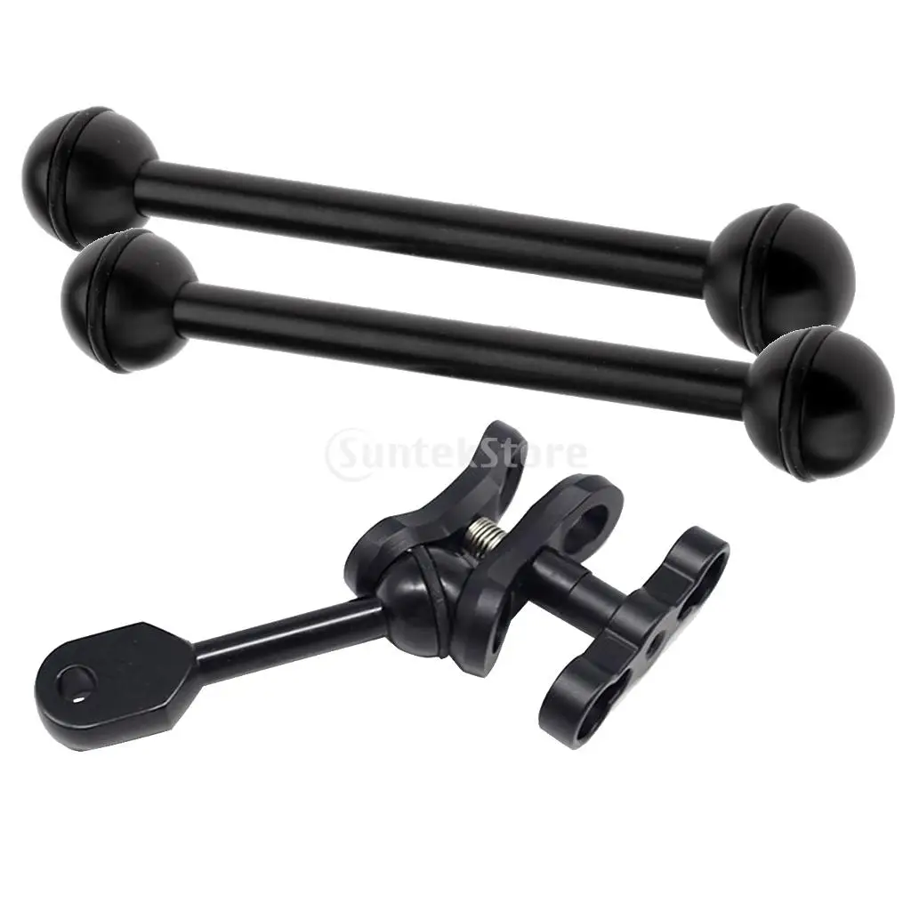 

Professional Scuba Diving Underwater Camera Flashlight 6 inch 4 inch Ball Joint Extension Arm Connector Mount Clamp Accessories