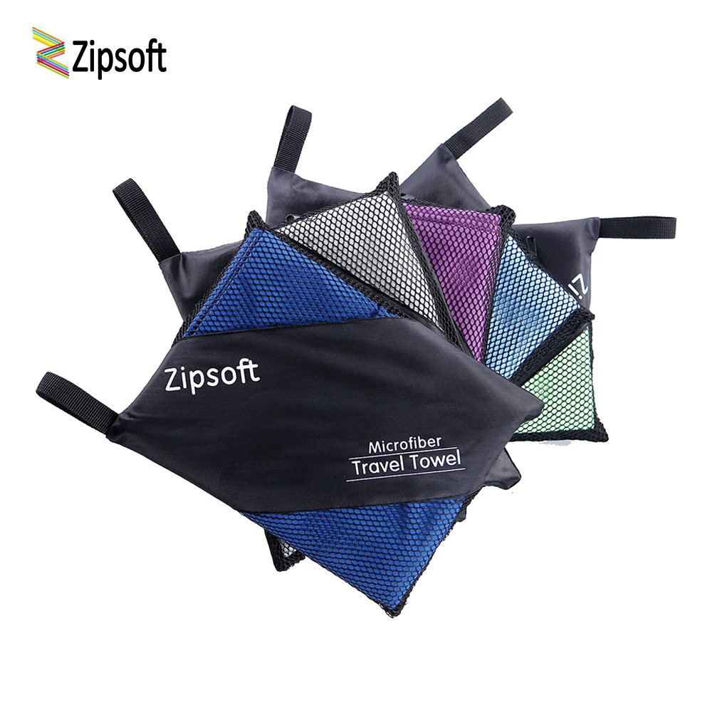  - Zipsoft Brand Microfiber Beach Towel for Adult Havlu Quick Drying Travel Sports Blanket Bath Swimming Pool Camping Yoga Spa 2021